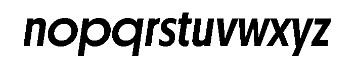 Otterco Display Medium Italic Font LOWERCASE