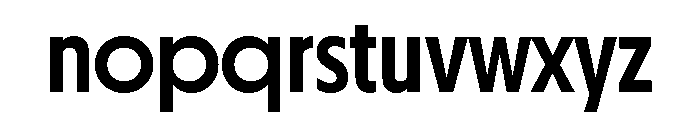 Otterco Display Medium Font LOWERCASE