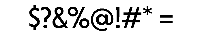 Otterco Display Regular Font OTHER CHARS