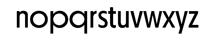 Otterco Display Regular Font LOWERCASE