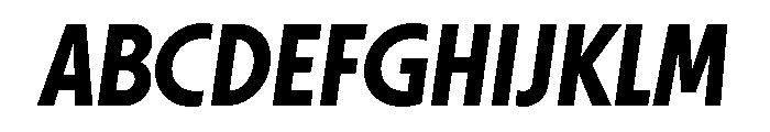 Otterco Display Semi Bold Italic Font UPPERCASE