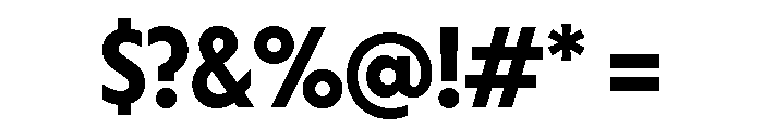 Otterco Display Semi Bold Font OTHER CHARS