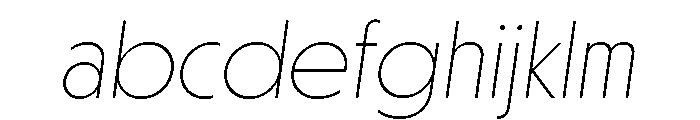 Otterco Display Thin Italic FONT