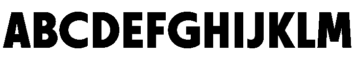 Otterco Extra Bold Font UPPERCASE