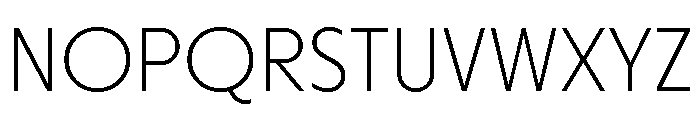 Otterco Extra Light Font UPPERCASE