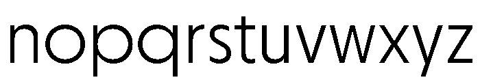 Otterco Light Font LOWERCASE