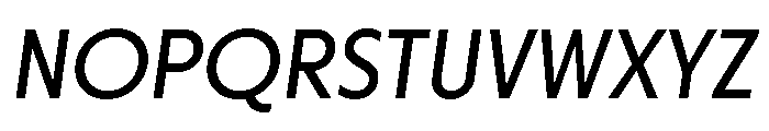 Otterco Regular Italic Font UPPERCASE