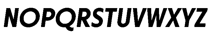 Otterco Semi Bold Italic Font UPPERCASE