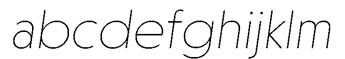 Otterco Thin Italic FONT