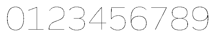 Ouma Latin Variable Extra Light Font OTHER CHARS