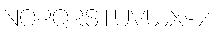 Ouma Latin Variable Extra Light Font UPPERCASE