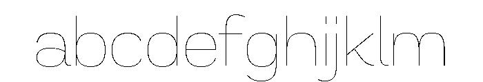 Ouma Latin Variable Extra Light FONT