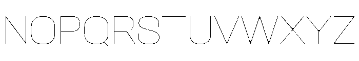 Ouma Latin Variable Light Font UPPERCASE