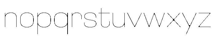 Ouma Latin Variable Light Font LOWERCASE