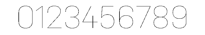 Ouma Latin Variable Thin Font OTHER CHARS