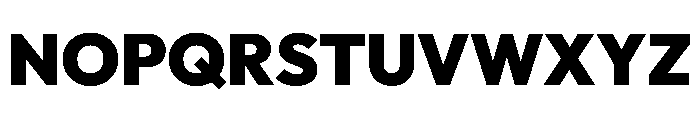 Outfit Black Font UPPERCASE