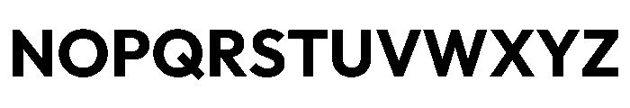 Outfit Bold Font UPPERCASE