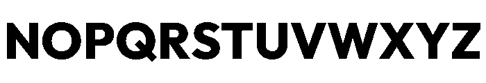 Outfit ExtraBold Font UPPERCASE