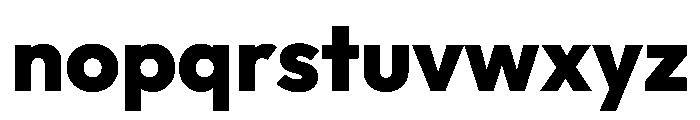 Outfit ExtraBold Font LOWERCASE