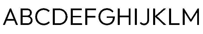 Outfit Light Font UPPERCASE