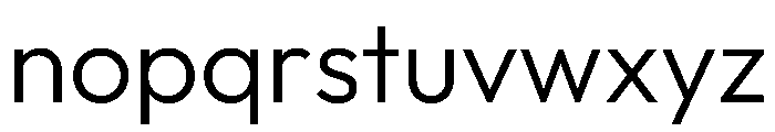 Outfit Light Font LOWERCASE