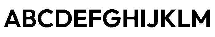 Outfit SemiBold Font UPPERCASE