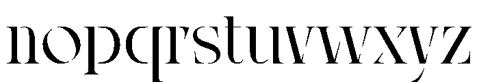 Ouassila Font LOWERCASE
