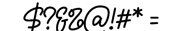 Oukly Font OTHER CHARS