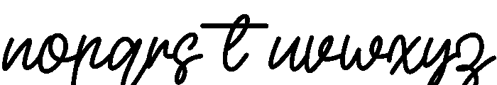 Oukly Font LOWERCASE