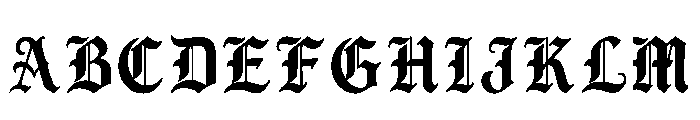 Oun Regular Font UPPERCASE