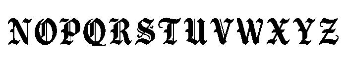 Oun Regular Font UPPERCASE