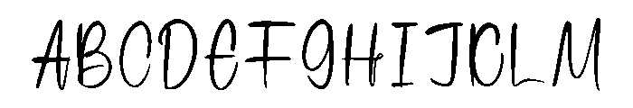 Ourlife Font UPPERCASE