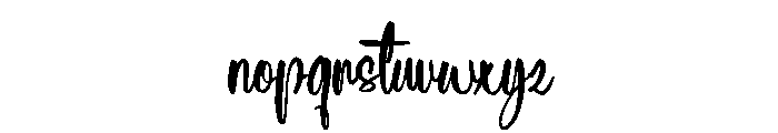Ourlife Font LOWERCASE