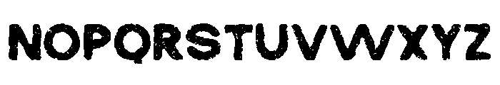 Outbrave Regular Font UPPERCASE