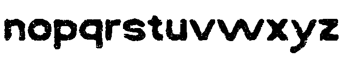 Outbrave Regular Font LOWERCASE