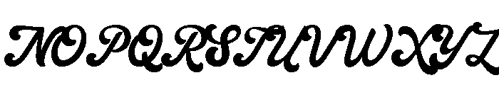 Outfield Glory Regular Font UPPERCASE