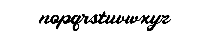Outfield Glory Regular Font LOWERCASE