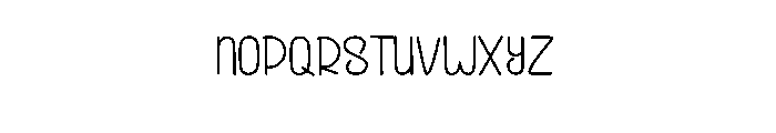 Outfitday Font UPPERCASE