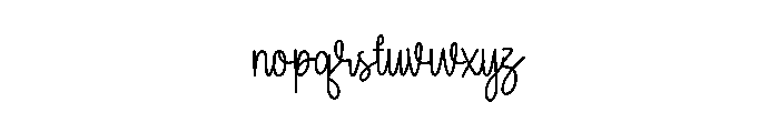 Outfitday Font LOWERCASE