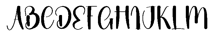 Outfits Font UPPERCASE