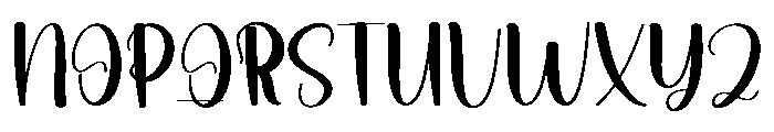 Outfits Font UPPERCASE