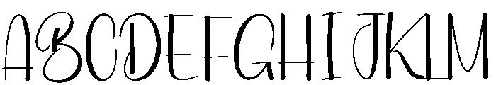 Outhentic Font UPPERCASE