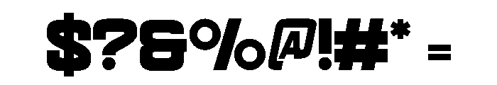 Outland Regular Font OTHER CHARS