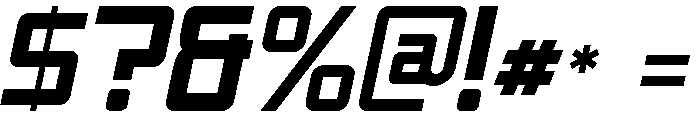 Outlaste Italic Font OTHER CHARS