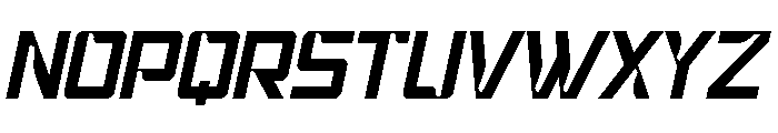 Outlaste Italic Font UPPERCASE