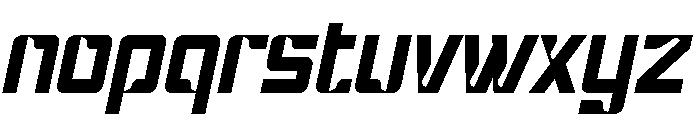 Outlaste Italic Font LOWERCASE