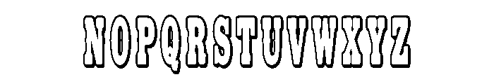 Outlaw Ridge Font UPPERCASE