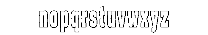 Outlaw Ridge Font LOWERCASE