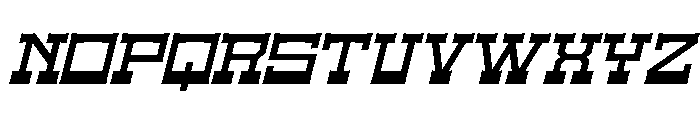 Outlaw Saga Italic Font UPPERCASE