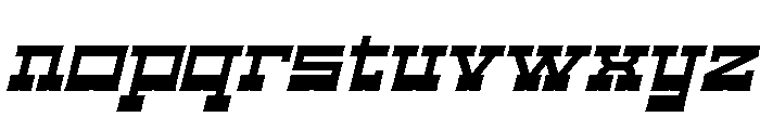 Outlaw Saga Italic Font LOWERCASE